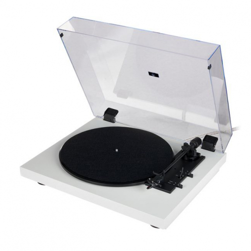 Pro-Ject A1 helautomatisk vinylspelare med Ortofon OM10, vit i gruppen Vinyl / Vinylspelare hos Ljudfokus.se (10203000361)