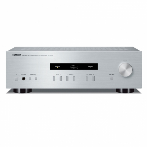 Yamaha A-S201 II stereofrstrkare med RIAA-steg, silver i gruppen Frstrkare / Stereofrstrkare hos Ljudfokus.se (159AS201SI2)