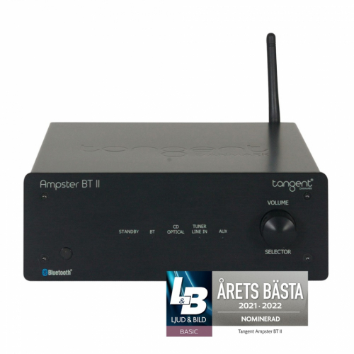 Tangent Ampster BT II kompakt stereofrstrkare med Bluetooth & DAC i gruppen Frstrkare / Stereofrstrkare hos Ljudfokus.se (300TANAMPIIBT)