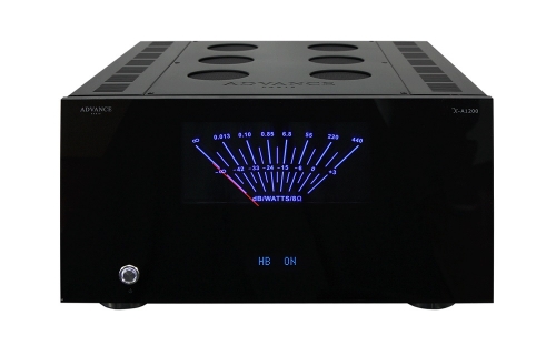 Advance Acoustic X-A1200 monoblock med XLR & VU-mtare i gruppen Frstrkare / Stereofrstrkare hos Ljudfokus.se (320XA1200)