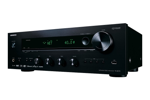 Onkyo TX-8270 stereofrstrkare med ntverk, HDMI & RIAA-steg, svart i gruppen Multiroom / Streamingfrstrkare hos Ljudfokus.se (350TX8270B)