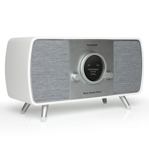 Tivoli Audio Music System Home Gen2 med Chromecast & AirPlay 2, vit i gruppen Multiroom / Trdlsa hgtalare hos Ljudfokus.se (404TAMSYHG2WH)