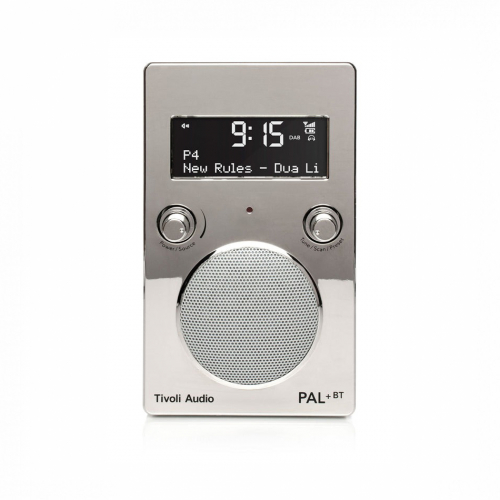 Tivoli Audio PAL+ BT gen 2, vattentlig DAB/FM-radio med Bluetooth, krom i gruppen Hgtalare / Bluetooth hgtalare hos Ljudfokus.se (404TAPPBTG2CH)