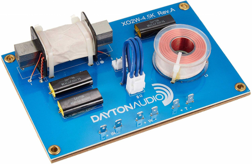 Dayton Audio XO2W-4.5K, delningsfilter 2-vgs i gruppen Byggsats / Delningsfilter hos Ljudfokus.se (860XO2W45K)