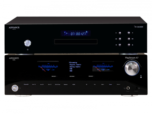 Advance Acoustic Playstream A7 & X-CD1000 Stereopaket i gruppen Paket / Elektronikpaket - Stereo hos Ljudfokus.se (SETA7PKT3)