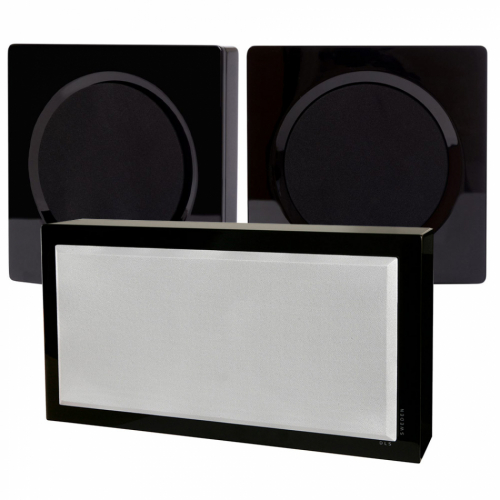 DLS Flatbox D-One & Flatsub Stereo One Stereopaket 2.1, pianosvart i gruppen Paket / Aktiva Hgtalarsystem hos Ljudfokus.se (SETHDONEBPKT2)