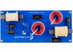 Dayton Audio XO3W-500/4K, delningsfilter 3-vgs (2 st)