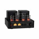 Dayton Audio HTA100 kompakt stereofrstrkare med Bluetooth, RIAA-steg & VU-mtare