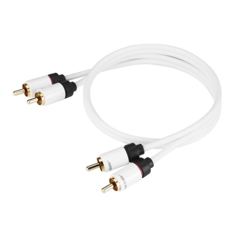 Real Cable Moniteur RCA ljudkabel, 2 meter