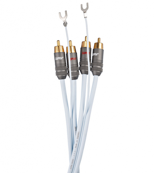 Supra Phono-2 RCA-SC ljudkabel för vinylspelare, 4 meter