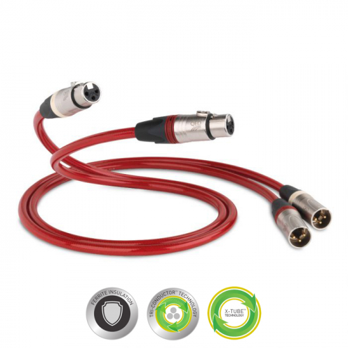 Qed Reference Analogue XLR 40, XLR ljudkabel 1 meter