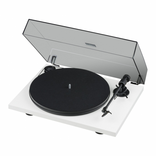 Pro-Ject Primary E vinylspelare med Ortofon OM5e-pickup, vit i gruppen Vinyl / Vinylspelare hos Ljudfokus.se (10203000017W)