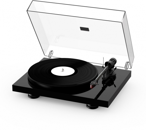 Pro-Ject Debut Carbon EVO vinylspelare med Ortofon 2M Red pickup, pianolackad svart i gruppen Vinyl / Vinylspelare hos Ljudfokus.se (10203000252)