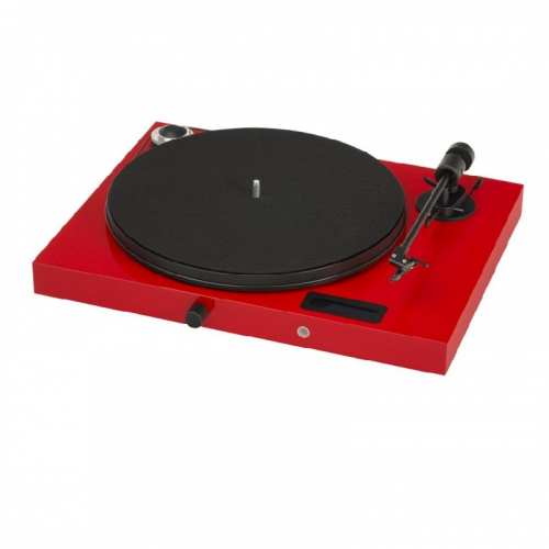 Pro-Ject Jukebox E vinylspelare med stereofrstrkare & Bluetooth, rd i gruppen Vinyl / Vinylspelare hos Ljudfokus.se (10203000327)