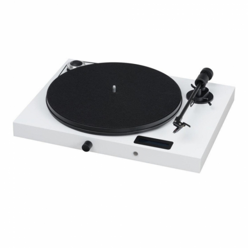 Pro-Ject Jukebox E vinylspelare med stereofrstrkare & Bluetooth, vit i gruppen Vinyl / Vinylspelare hos Ljudfokus.se (10203000328)