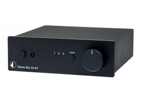 Pro-Ject Stereo Box S2 BT frstrkare, svart i gruppen Frstrkare / Stereofrstrkare hos Ljudfokus.se (10203010025)