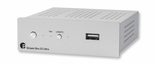 Pro-Ject Stream Box S2 Ultra ntverkstransport, silver i gruppen Multiroom / Ntverksstreamer hos Ljudfokus.se (10203010038)