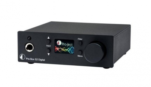 Pro-Ject Pre Box S2 Digital kompakt frsteg med DAC & MQA-std, svart i gruppen Frstrkare / Hrlursfrstrkare & DAP-spelare hos Ljudfokus.se (10203010039)