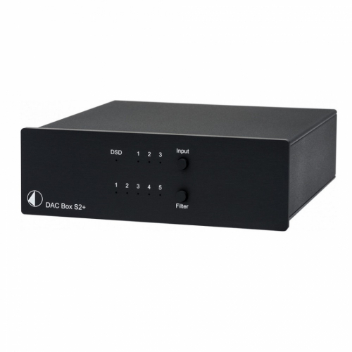 Pro-Ject Dac Box S2 Plus, svart i gruppen Mediaspelare / DAC - D/A-omvandlare hos Ljudfokus.se (10203010045)