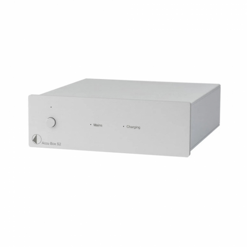 Pro-Ject Accu Box S2 batteridriven strmfrsrjning, silver i gruppen Tillbehr / Strmprodukter - Strmfilter hos Ljudfokus.se (10203010055)