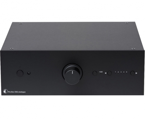 Pro-Ject Pre Box DS2 Analogue kompakt stereofrsteg, svart i gruppen Frstrkare / Stereofrstrkare hos Ljudfokus.se (10203010085B)