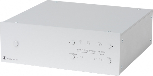 Pro-Ject Dac Box DS2 Ultra, silver i gruppen Mediaspelare / DAC - D/A-omvandlare hos Ljudfokus.se (10203010112)