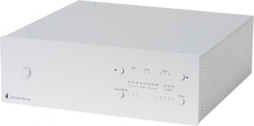 Pro-Ject Dac Box DS2 Ultra, silver i gruppen Mediaspelare / DAC hos Ljudfokus.se (10203010112)