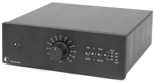 Pro-Ject Phono Box RS, RIAA-steg svart i gruppen Frstrkare / RIAA-frstrkare hos Ljudfokus.se (10203010173B)