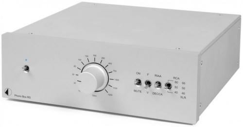 Pro-Ject Phono Box RS, RIAA-steg silver i gruppen Frstrkare / RIAA-frstrkare hos Ljudfokus.se (10203010174S)