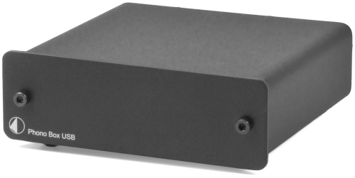 Pro-Ject Phono Box USB, RIAA-steg med digitalisering svart i gruppen Frstrkare / RIAA-frstrkare hos Ljudfokus.se (10203010188)