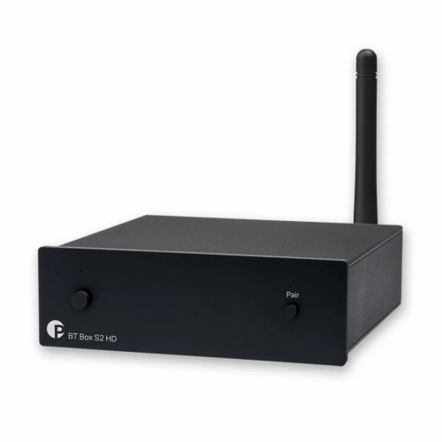 Pro-Ject BT Box S2 HD kompakt Bluetooth-mottagare, svart i gruppen Mediaspelare / Bluetooth mottagare & sndare hos Ljudfokus.se (10203010212)