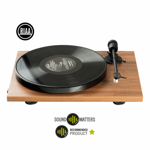 Pro-Ject E1 Phono vinylspelare med Audio Technica AT3600L-pickup, valnt i gruppen Vinyl / Vinylspelare hos Ljudfokus.se (102060226)