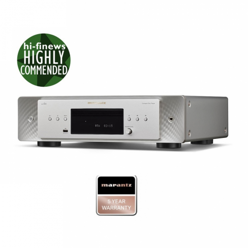 Marantz CD60, CD-spelare silver i gruppen Mediaspelare / CD-spelare hos Ljudfokus.se (111CD60S)