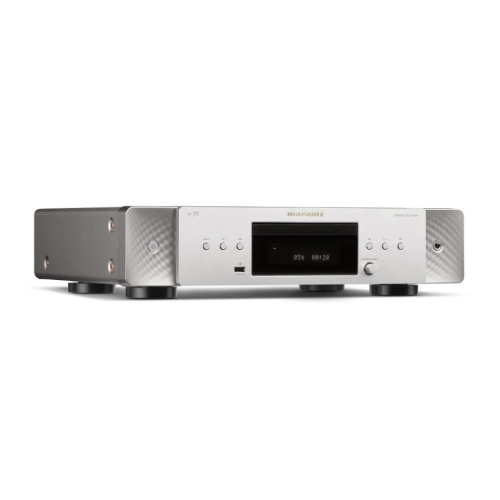 Marantz CD70, CD-spelare med HDAM-kretsar & USB, silver/guld i gruppen Mediaspelare / CD-spelare hos Ljudfokus (111CD70SG)