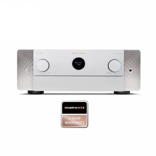 Marantz Cinema 50 hemmabiofrstrkare med Dolby Atmos & HEOS, silver i gruppen Frstrkare / Hemmabiofrstrkare hos Ljudfokus.se (111CINEMA50S)