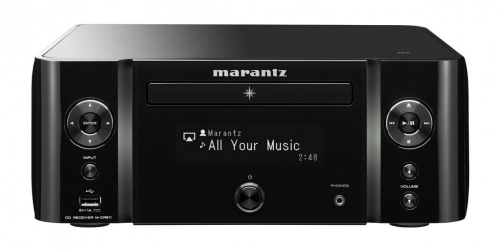 Marantz M-CR611 Ntverks/CD-receiver, svart i gruppen Frstrkare / Stereofrstrkare hos Ljudfokus.se (111MCR611B)
