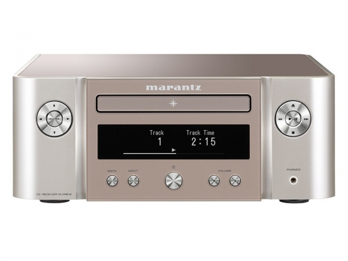 Marantz MCR-612 stereofrstrkare med ntverk, CD & radio, silver/guld i gruppen Multiroom / Streamingfrstrkare hos Ljudfokus.se (111MCR612SG)