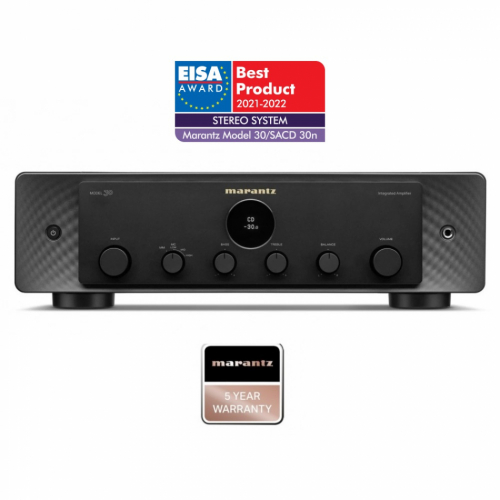 Marantz Model 30 stereoförstärkare med RIAA-steg, svart i gruppen Förstärkare / Stereoförstärkare hos Ljudfokus.se (111MODEL30B)