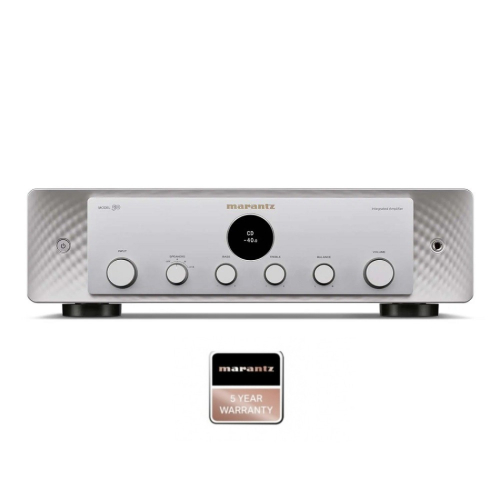 Marantz Model 50 stereoförstärkare med RIAA-steg, silver i gruppen Förstärkare / Stereoförstärkare hos Ljudfokus.se (111MODEL50NS)