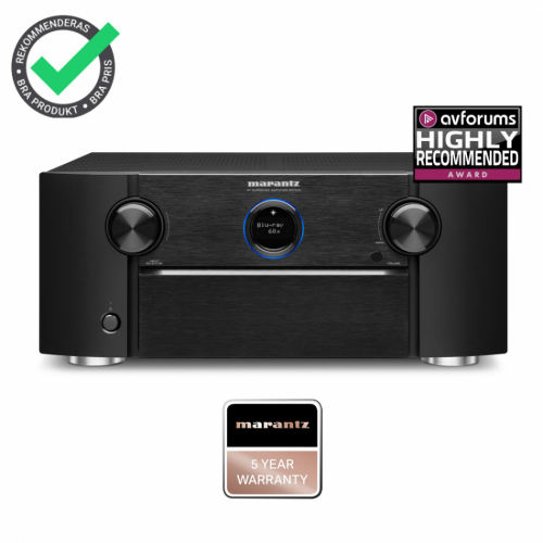 Marantz SR7015 hemmabioförstärkare med HEOS, svart i gruppen Förstärkare / Hemmabioförstärkare hos Ljudfokus.se (111SR7015B)