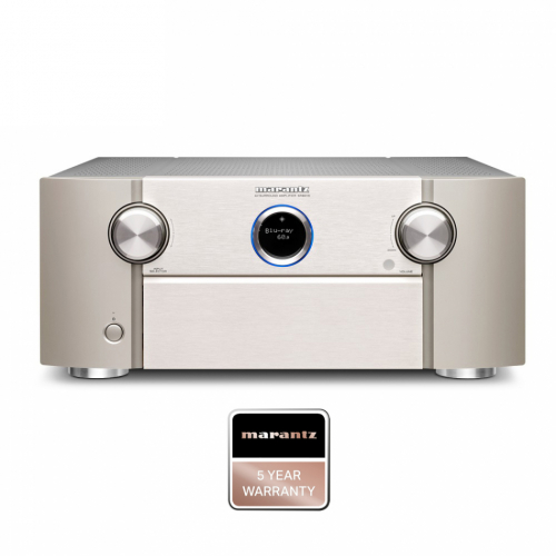 Marantz SR8015 hemmabiofrstrkare med HEOS, silver i gruppen Frstrkare / Hemmabiofrstrkare hos Ljudfokus.se (111SR8015S)