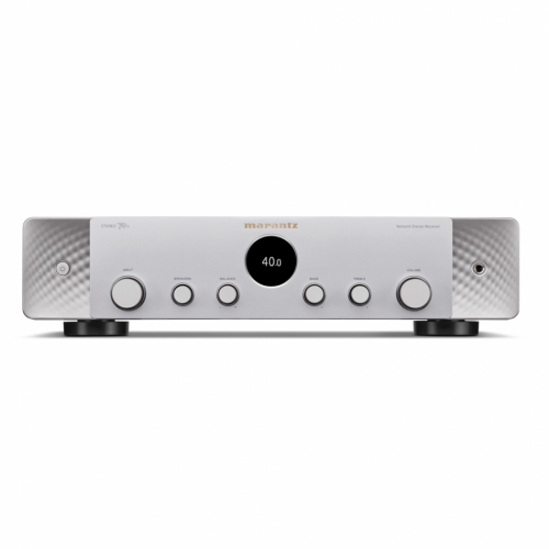 Marantz Stereo 70S stereofrstrkare med streaming, RIAA-steg & HDMI, silver i gruppen Multiroom / Streamingfrstrkare hos Ljudfokus.se (111STEREO70SS)