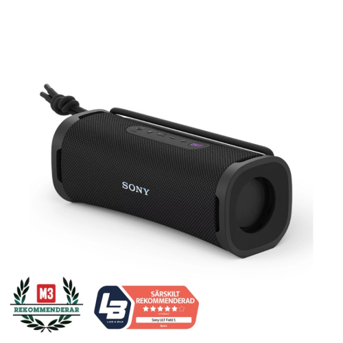 Sony ULT Field 1 bärbar Bluetooth-högtalare, svart i gruppen Högtalare / Bluetooth högtalare hos Ljudfokus.se (120SRSULT10B)