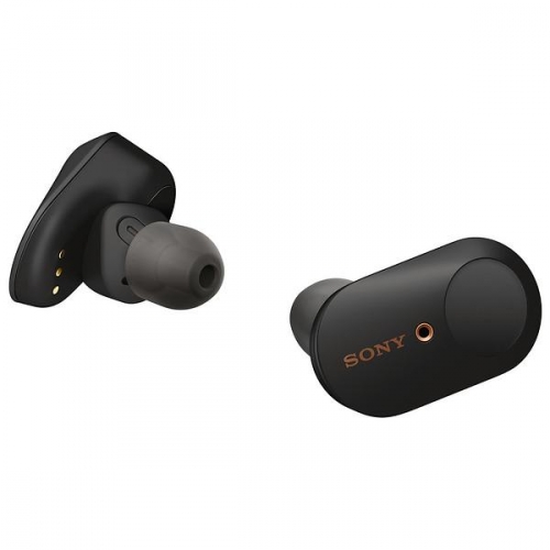 Sony WF-1000XM3 in-ear hrlur med brusreducering, svart i gruppen Hrlurar hos Ljudfokus.se (120WF1000XM3B)