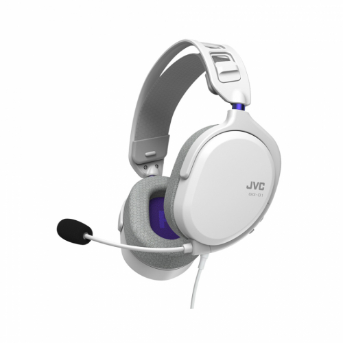 JVC GG-01W gaming over-ear hrlur, vit i gruppen Hrlurar hos Ljudfokus.se (130GG01BUW)