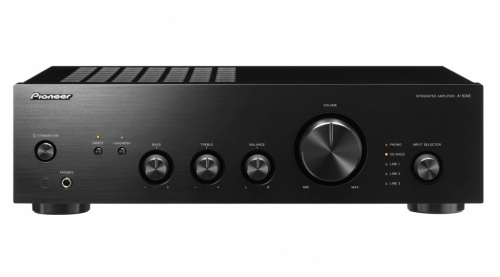 Pioneer A-10AE stereofrstrkare med RIAA-steg, svart i gruppen Kampanj / Pskrea hos Ljudfokus.se (135A10AEB)