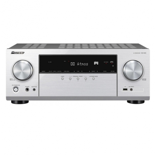 Pioneer VSX-935 hemmabiofrstrkare med Dolby Atmos & HDMI 2.1, silver i gruppen Frstrkare / Hemmabiofrstrkare hos Ljudfokus.se (135VSX935S)