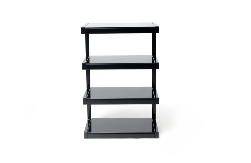 Norstone Esse Hifi, svart med svarta hyllplan i gruppen Möbler & Fästen / Hifi-rack & Mediabänkar hos Ljudfokus.se (143ESSEHIFI)
