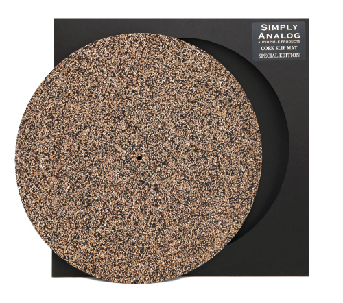 Simply Analog Cork Slipmat Special Edition, korkmatta för vinylspelare i gruppen Vinyl / Vinylspelartillbehör hos Ljudfokus.se (143SA1025)