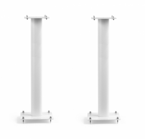 Norstone Stylum 3, mattvita hgtalarstativ 80 cm hga i gruppen Mbler & Fsten / Hgtalarstativ hos Ljudfokus.se (143STYLUM3WH)